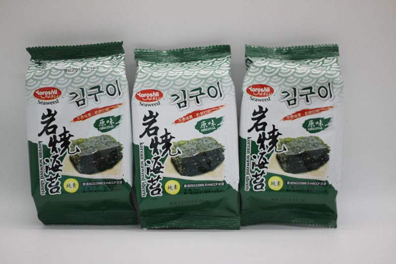 Yoroshii Korean Seasoned Seaweed (KS02, 1 Pack)