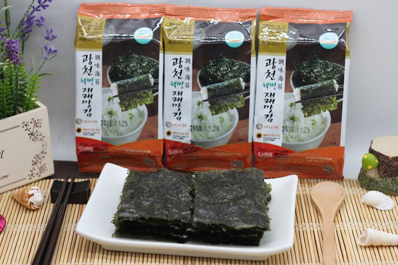 Kwangchun Seasoned Korean Seaweed (솔뫼 광천김)