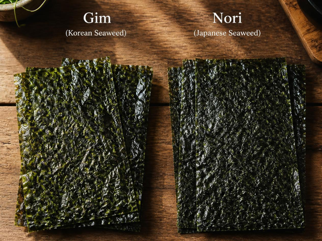 How does gim differ from nori?