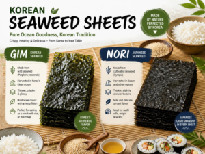 Korean Seaweed Sheets: Gim vs Nori for Buyers